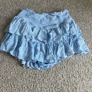 Rock n rags blue floral skirt size extra small